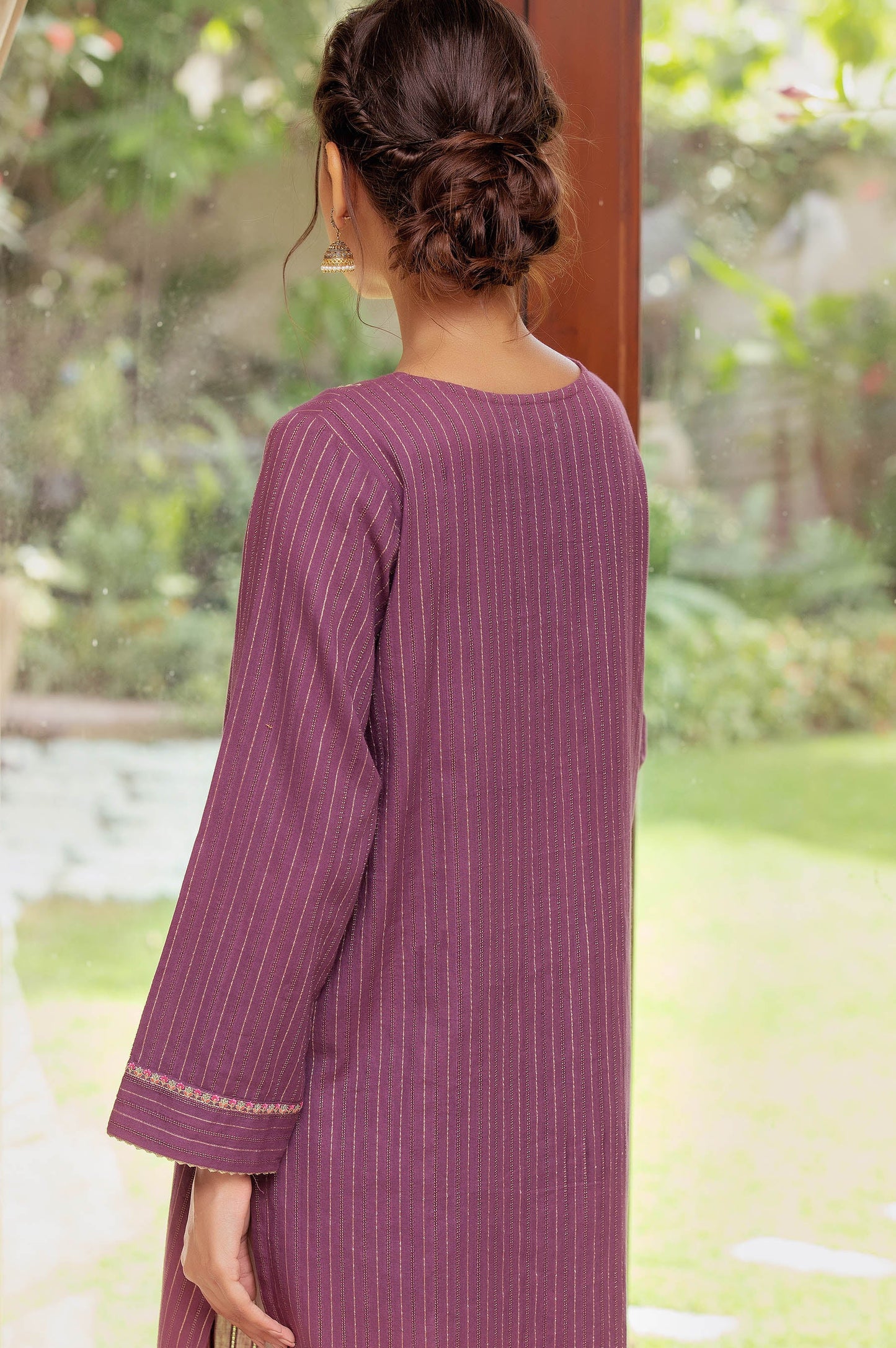 Stitched 1 Piece Embroidered Zari Tarkashi Top