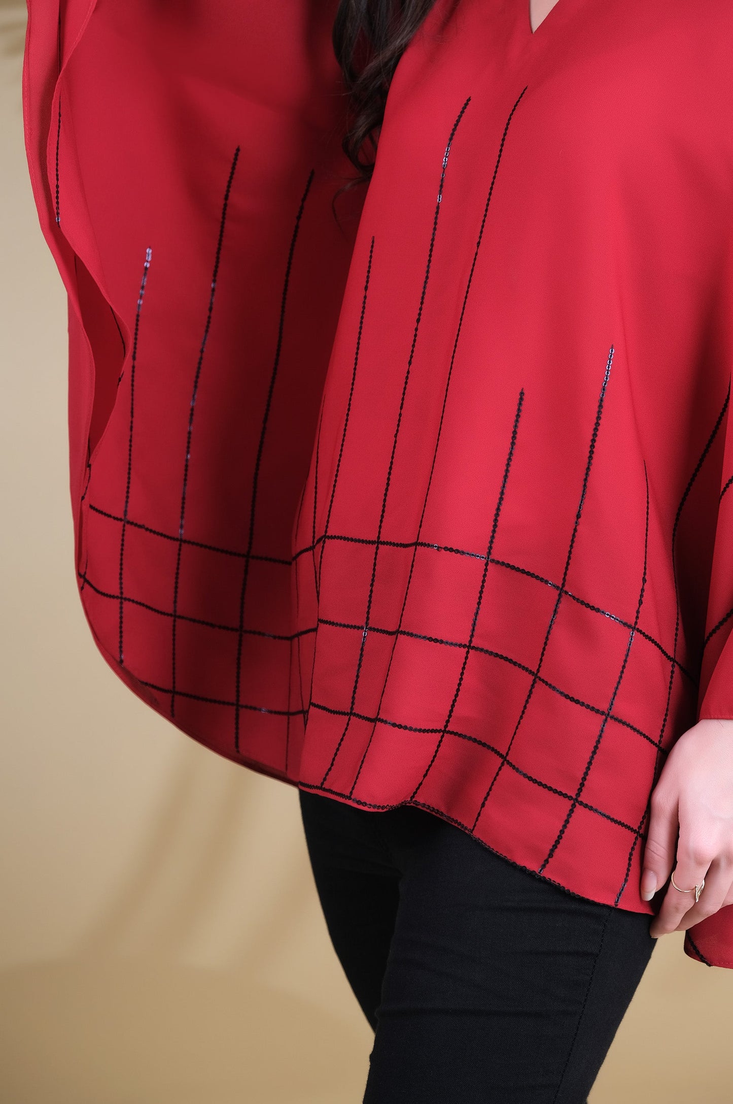 Stitched 1 Piece Crepe Top