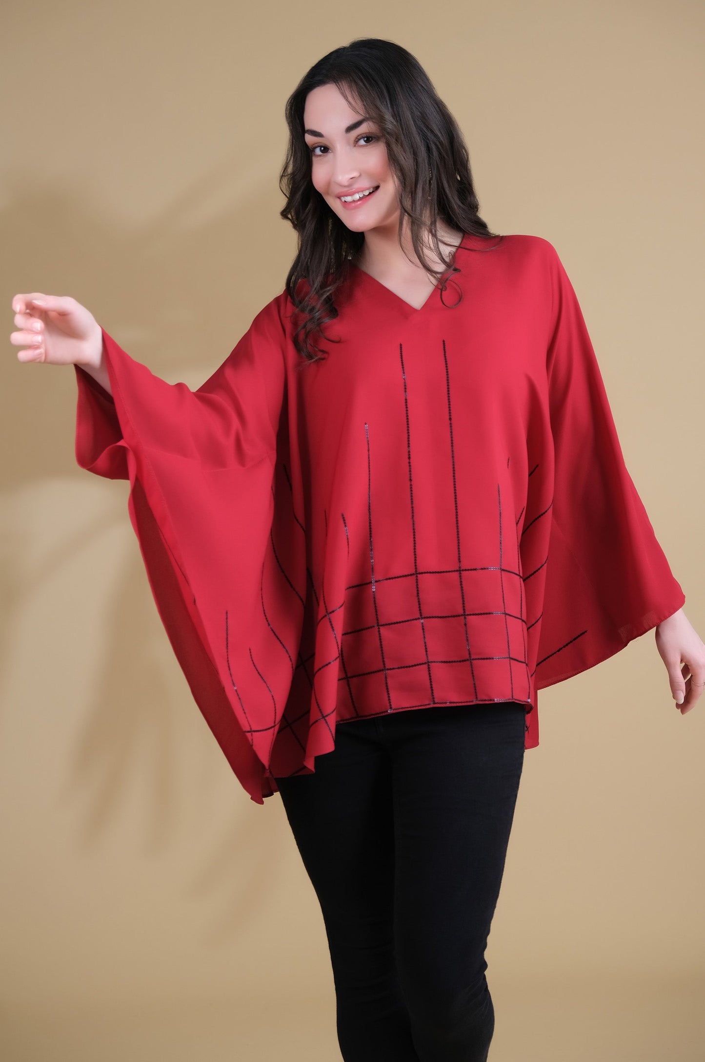 Stitched 1 Piece Crepe Top