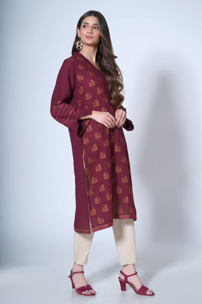 Stitched 1 Piece Jacquard Shirt