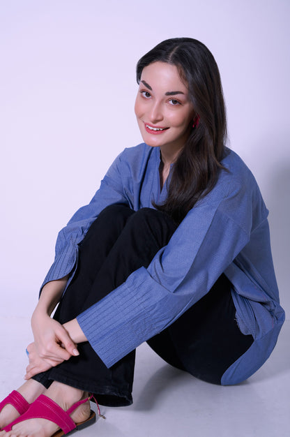 Stitched 1 Piece Yarn Dyed Top