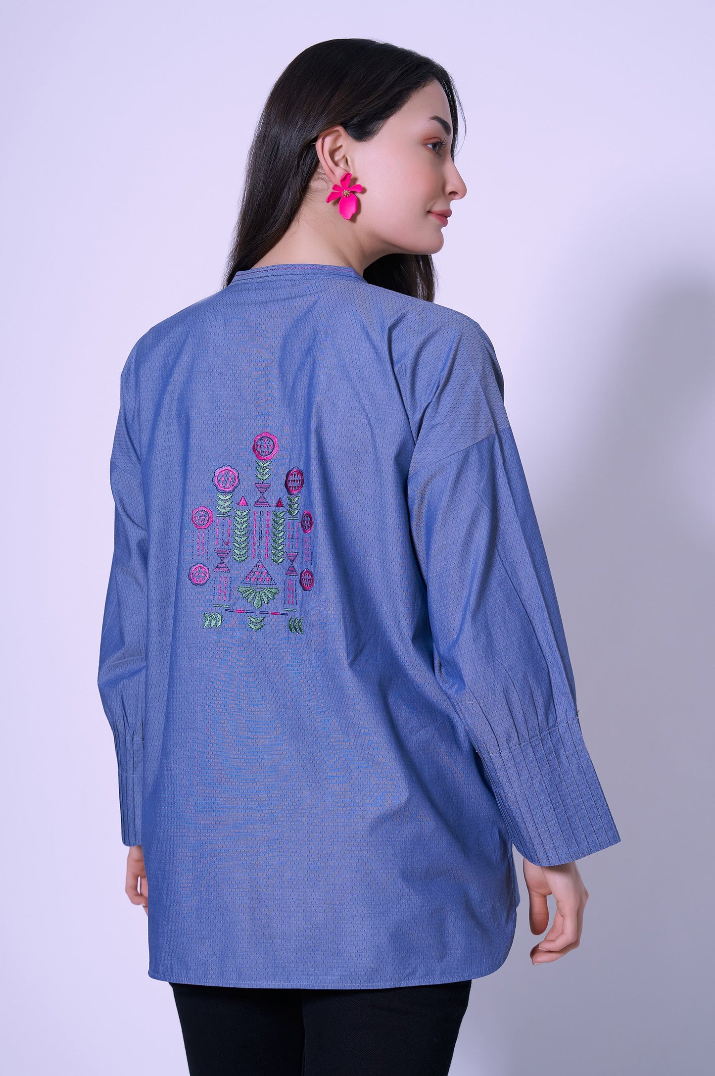 Stitched 1 Piece Yarn Dyed Top