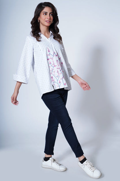 Stitched 1 Piece Yarn Dyed Top