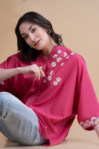 Stitched 1 piece Yarn Dyed Fusion Top