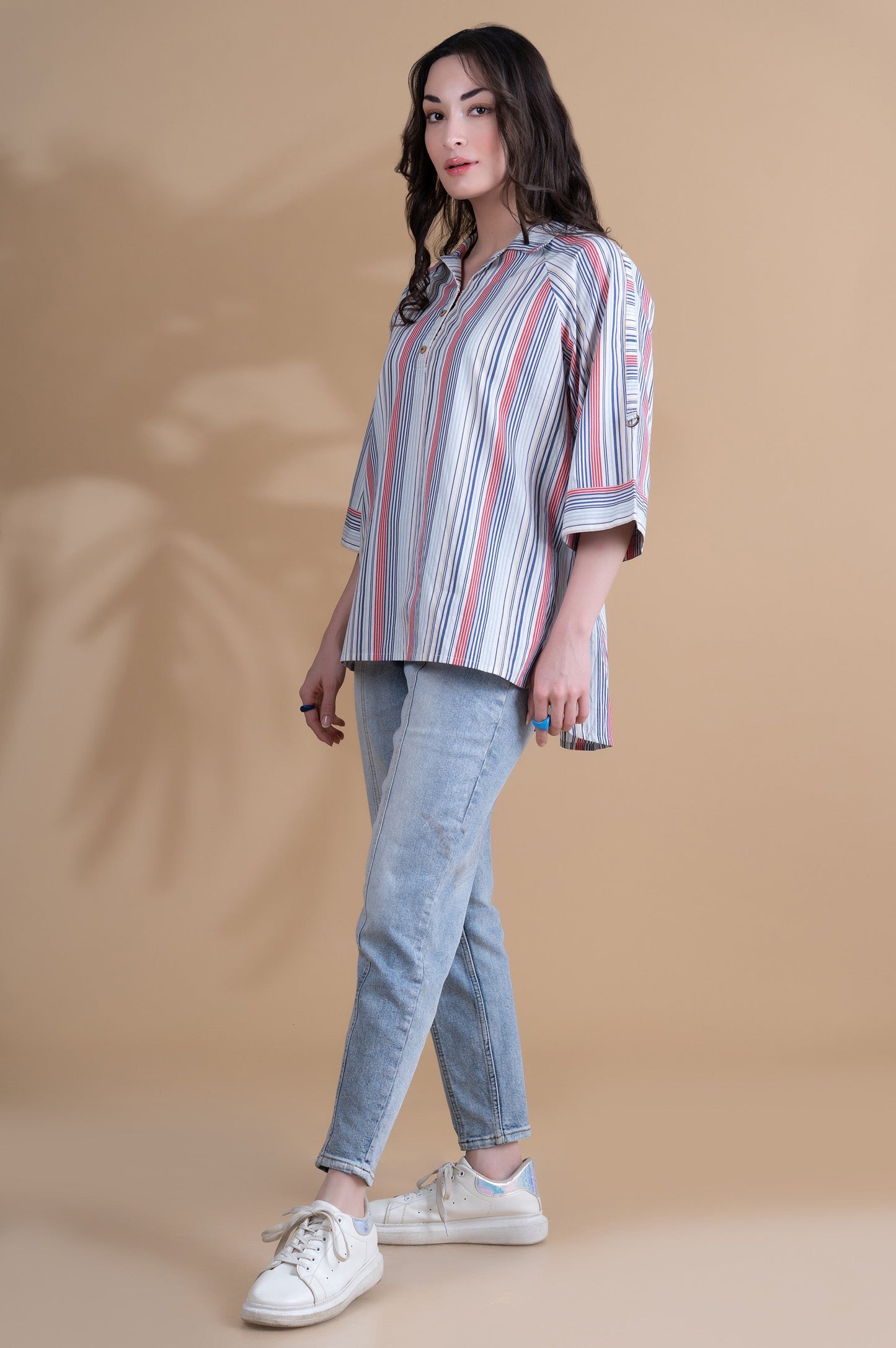 Stitched 1 Piece Yarn Dyed Top