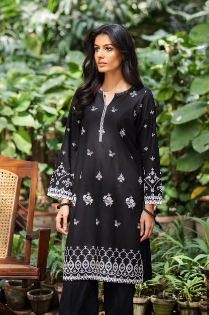 Stitched 1 Piece Chikankari Cambric Shirt