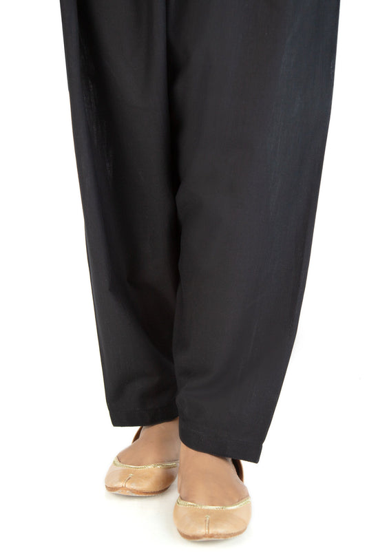 Basic Khaddar Shalwar - Black