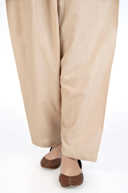 Basic Khaddar Shalwar - Beige