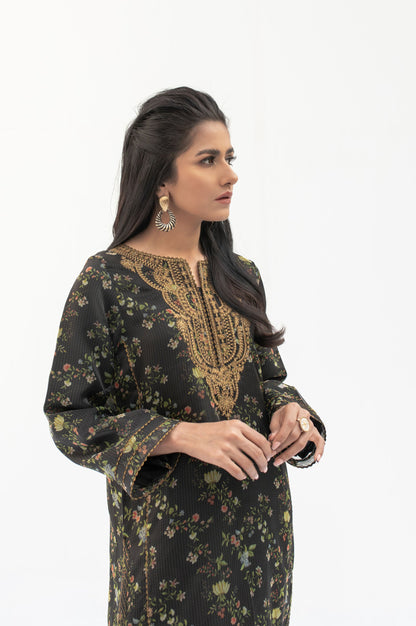 Stitched 1 Piece Digital Print + Embroidered Shirt