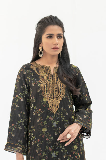 Stitched 1 Piece Digital Print + Embroidered Shirt