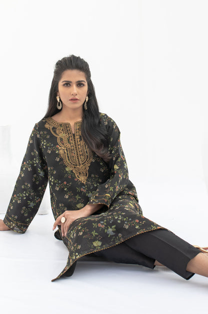 Stitched 1 Piece Digital Print + Embroidered Shirt