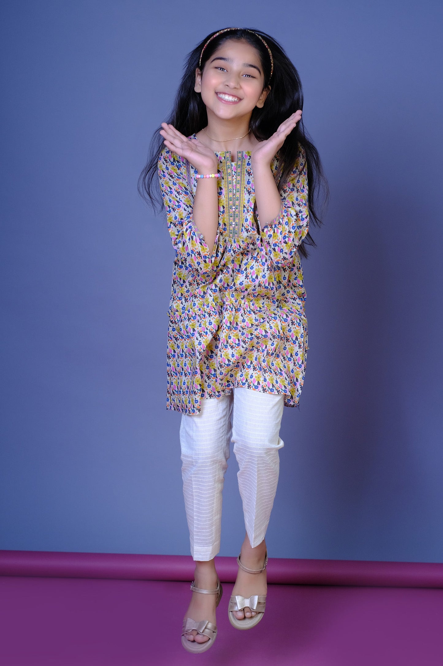 Stitched 1 Printed Lawn Shirt