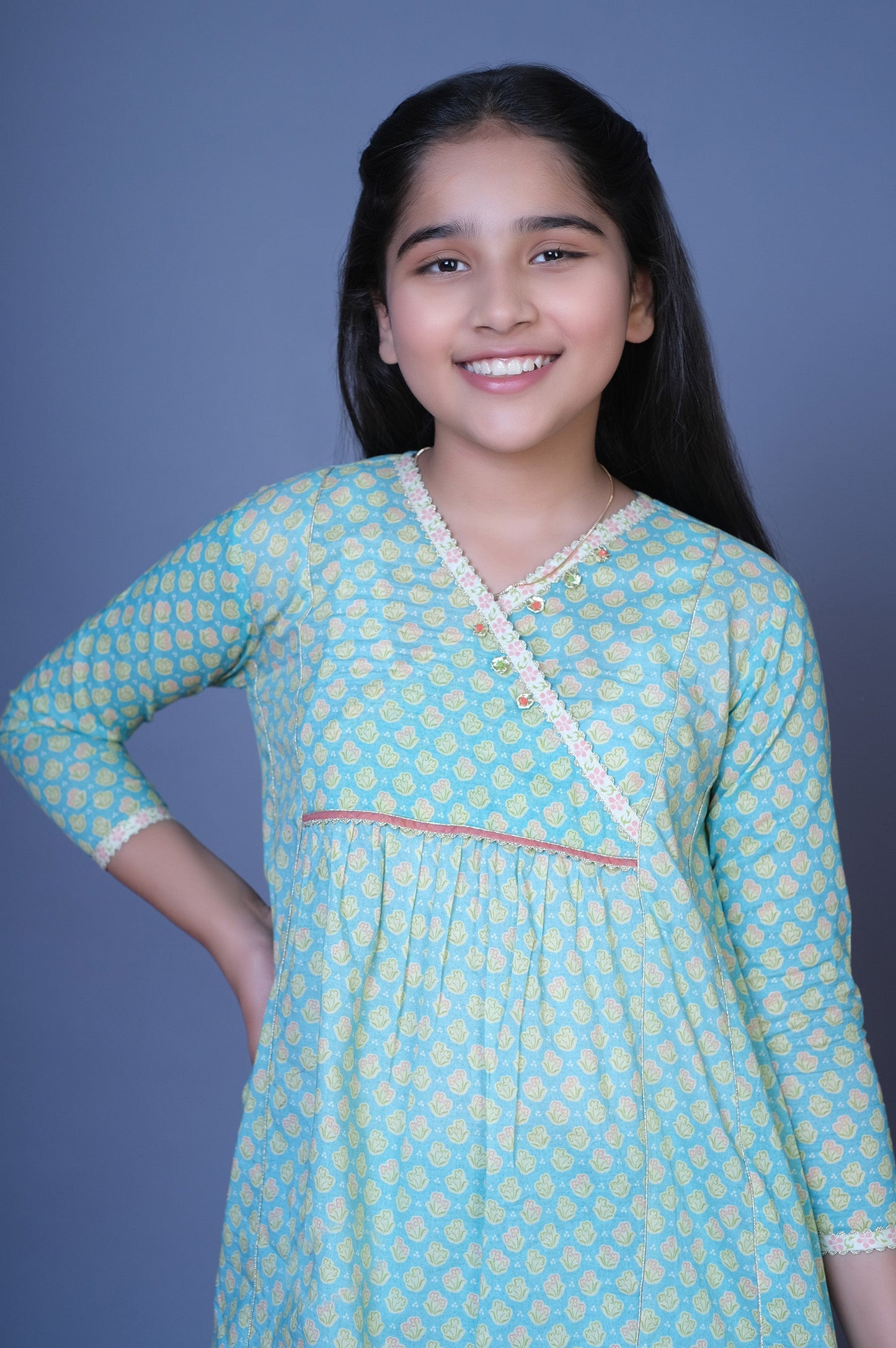 Stitched 1 Printed Lawn Shirt