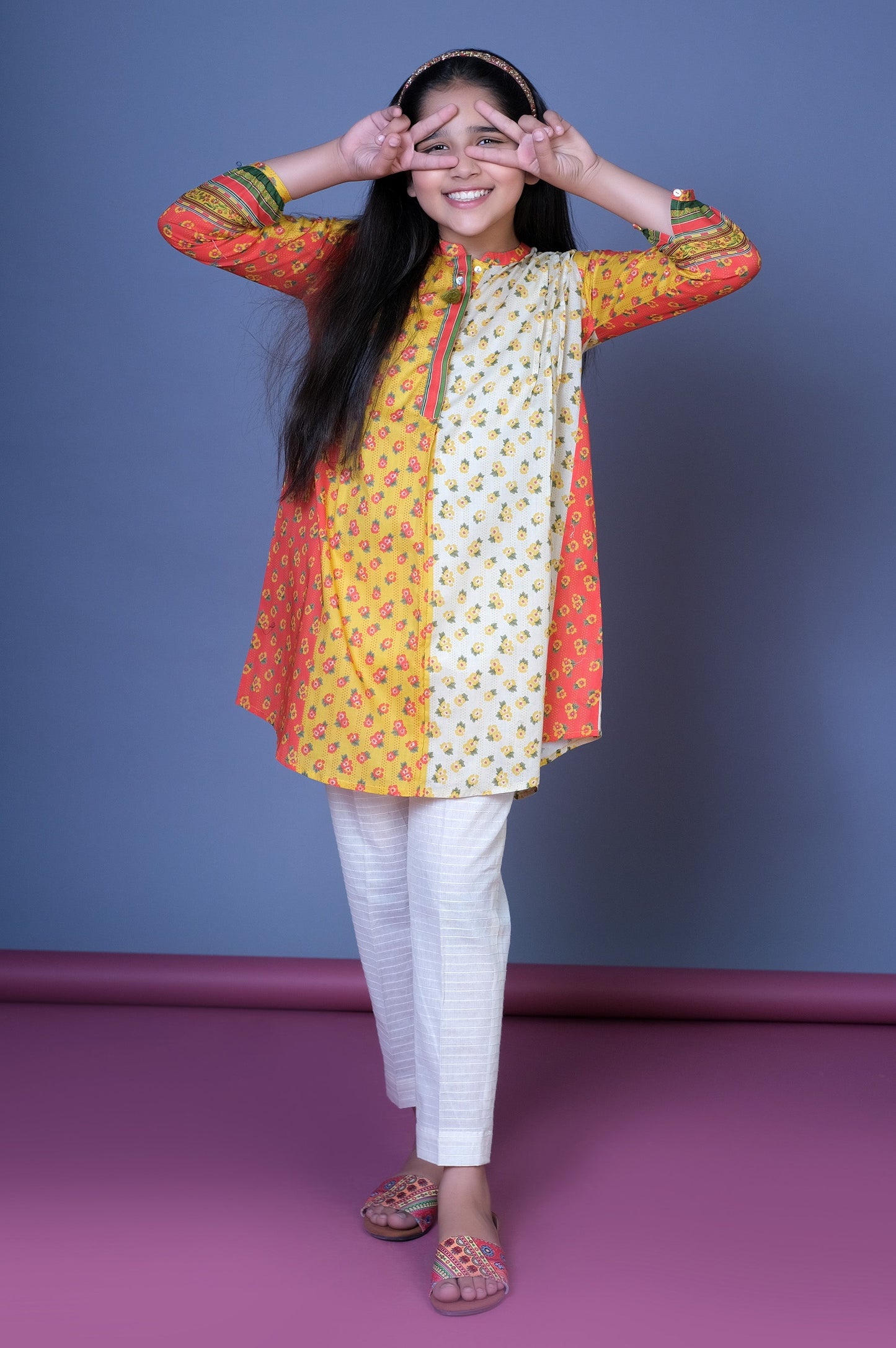 Stitched 1 Printed Lawn Shirt