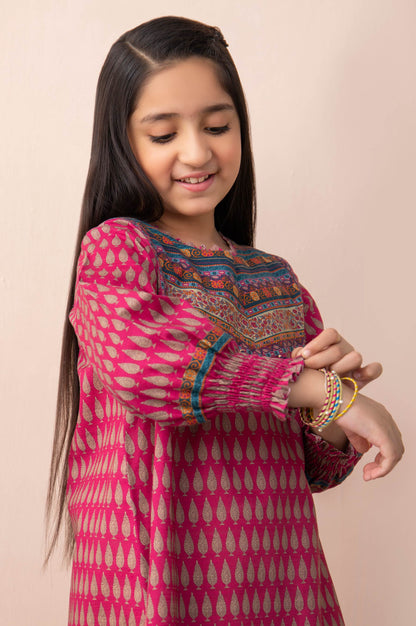 Stitched 1 Piece Printed Khaddar Junior Shirt